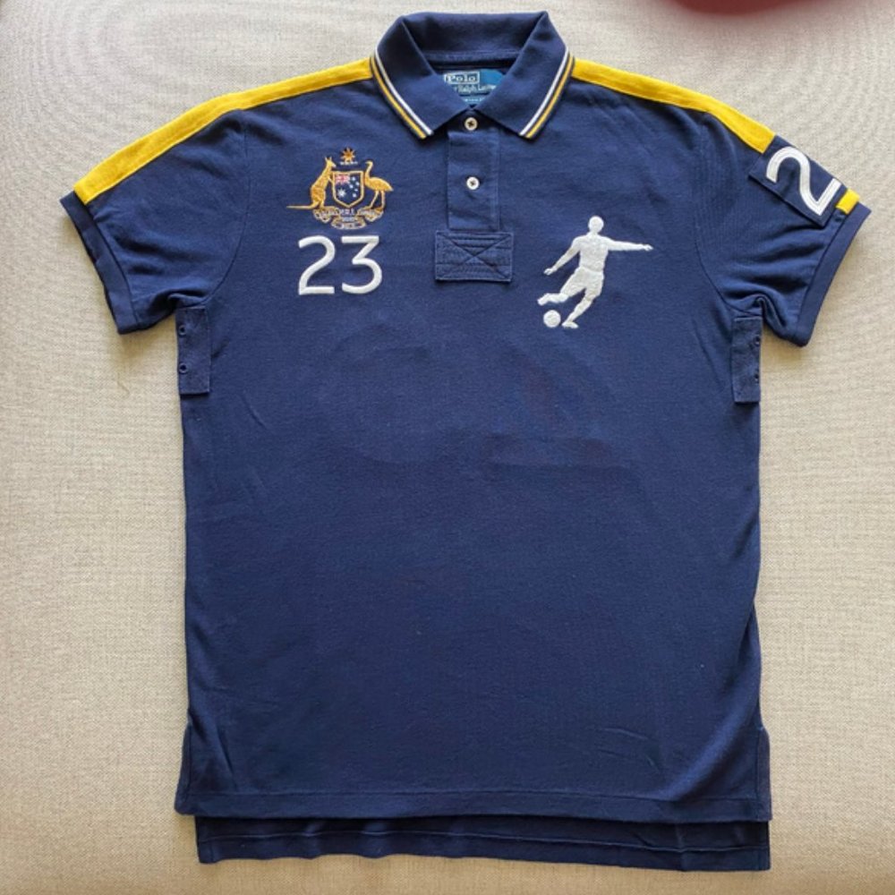 Polo Ralph Lauren Vintage New Men's 2010 World Cup Australia Mesh Shirt …
